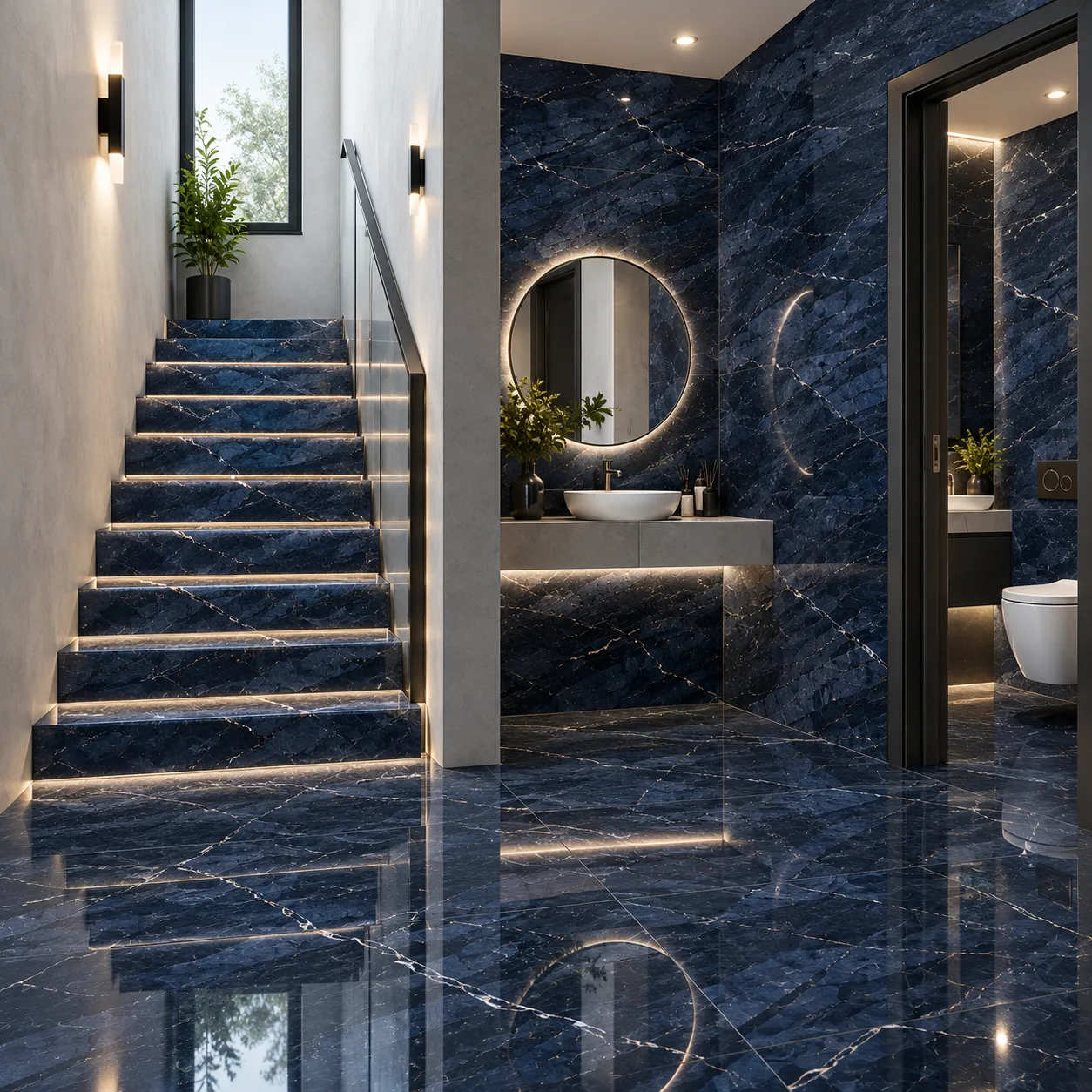 آرتیک آبی تیره 120×60