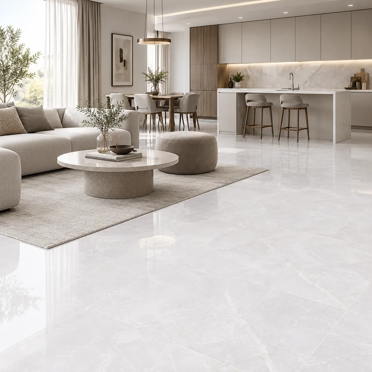 بلانش طوسی روشن 60×60 (مولتی گرید)
