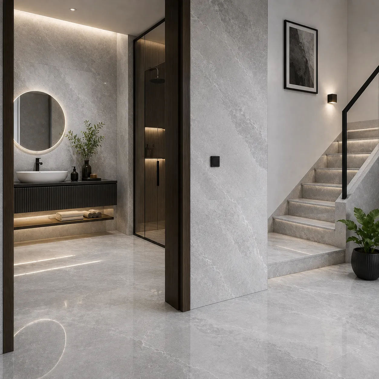اسموکی طوسی روشن 2.16 120×60