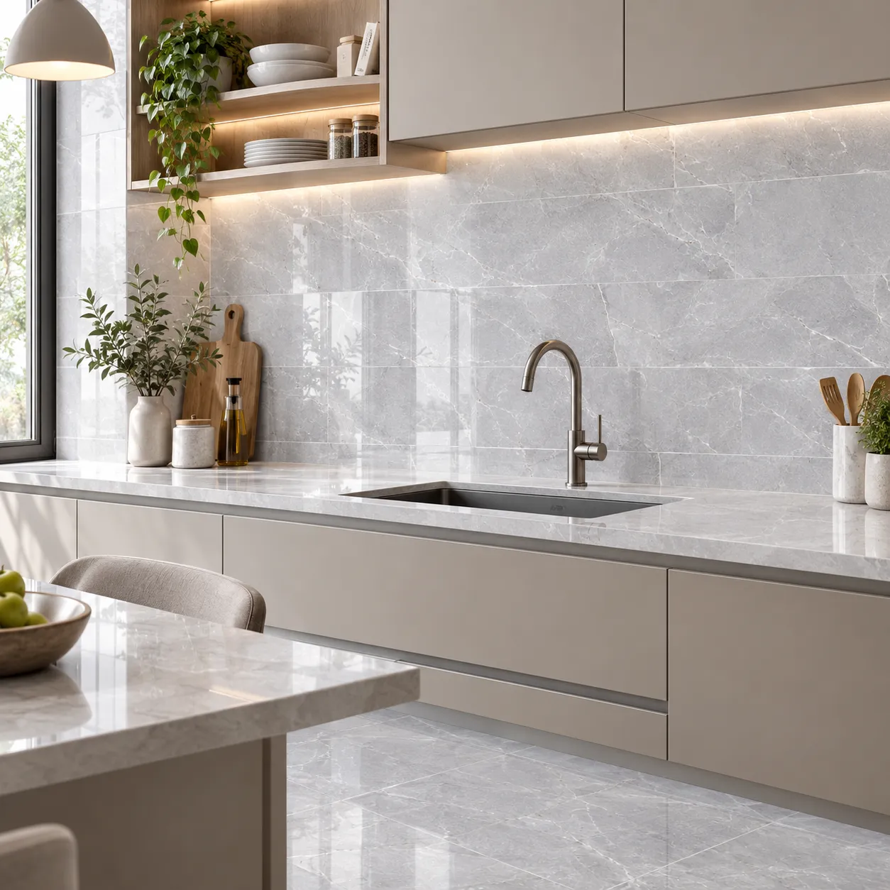 ریل استون طوسی روشن 90×30 (مولتی گرید)
